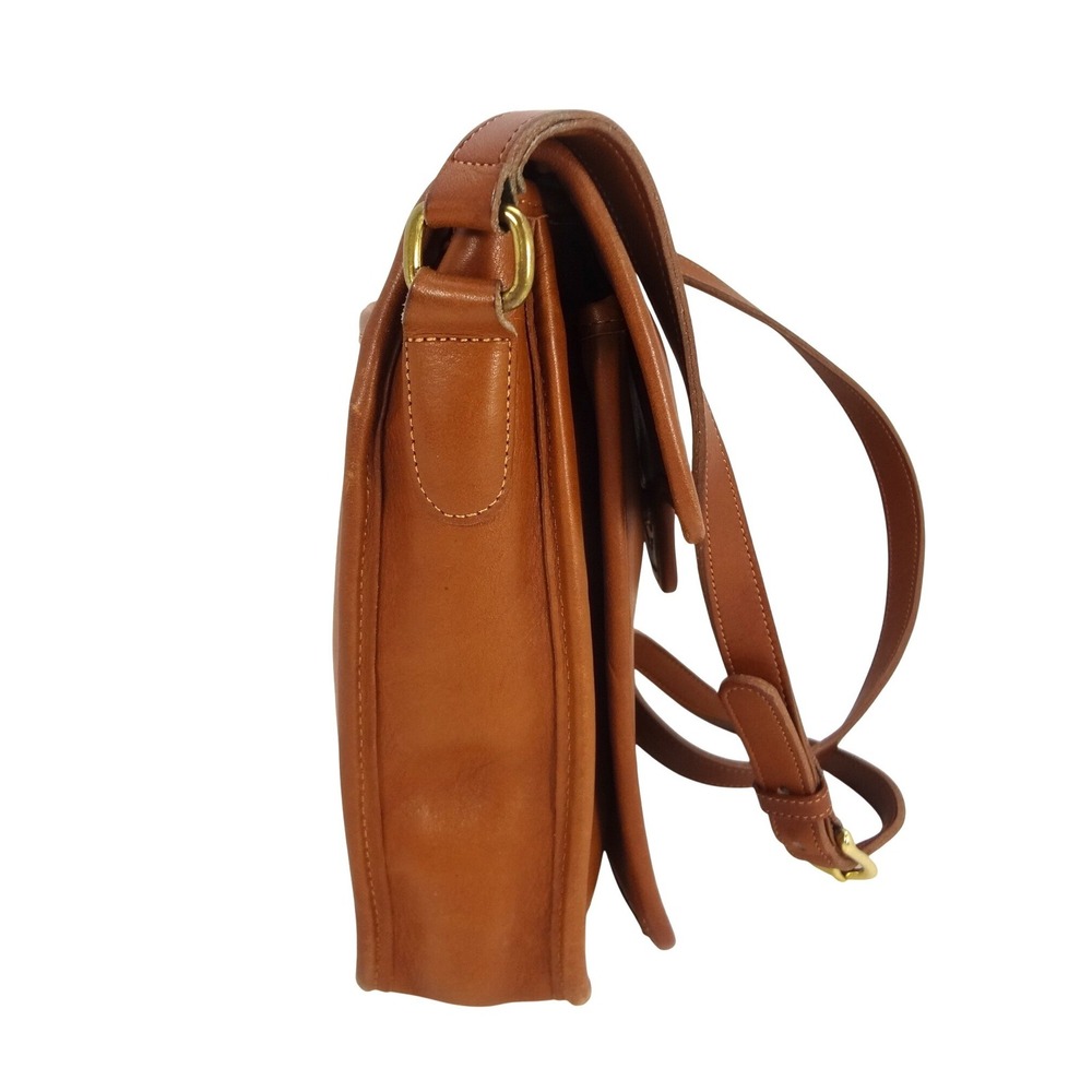 Vintage Coach Kent Crossbody Bag British Tan Leather 9916 Brass COA - Picture 4 of 11